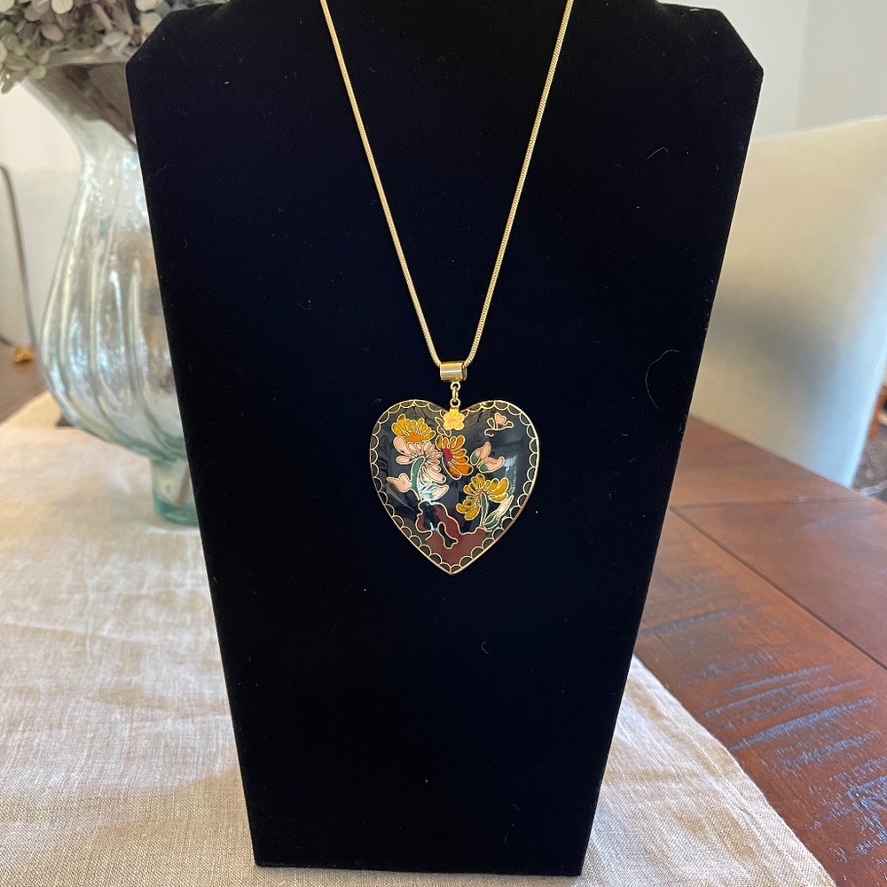 Cloisonne Pendant (chain not included)